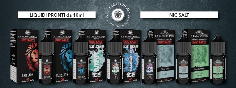 Liquidi Pronti Nic Salt La Tabaccheria